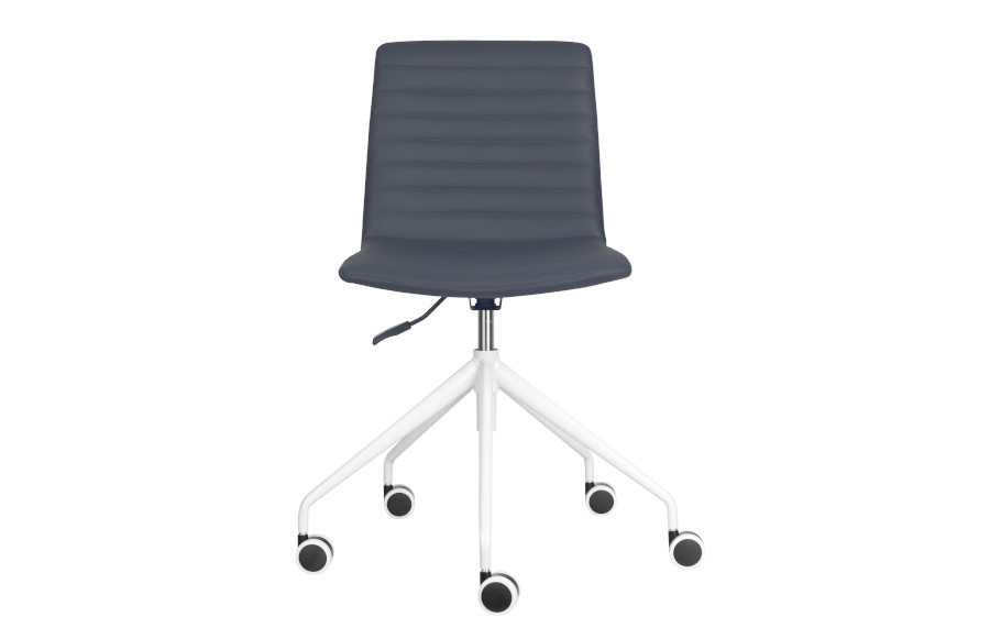 Navy PU with White Base